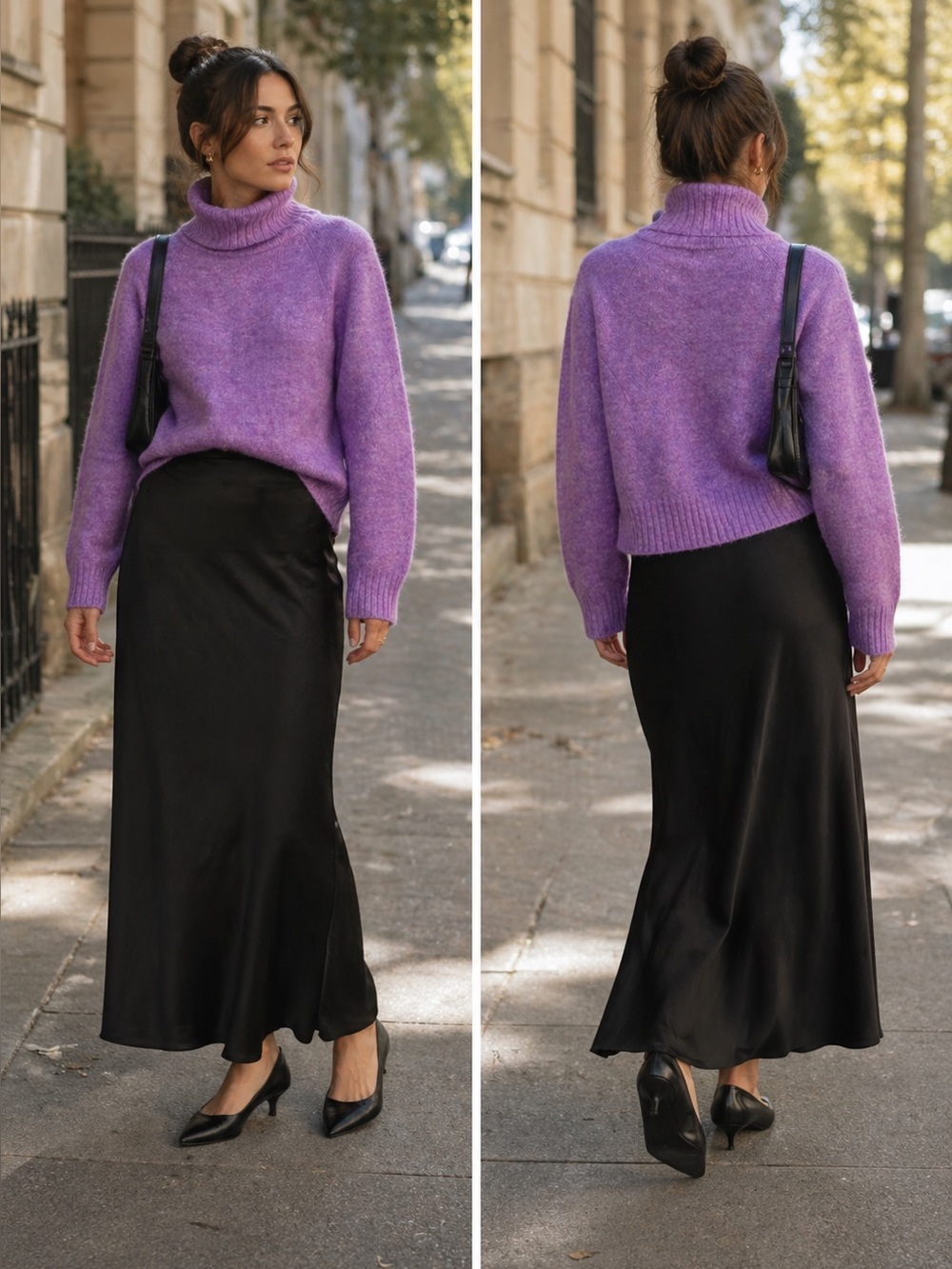 Vero Moda High Neck Knit Sweater - Soft Purple - women’s size Small